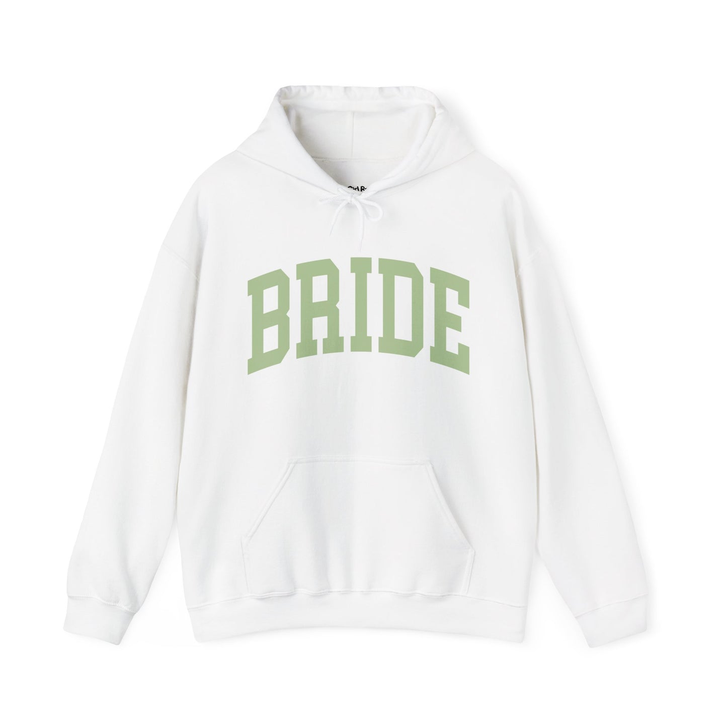Varsity Bride Hoodie - Sage Text