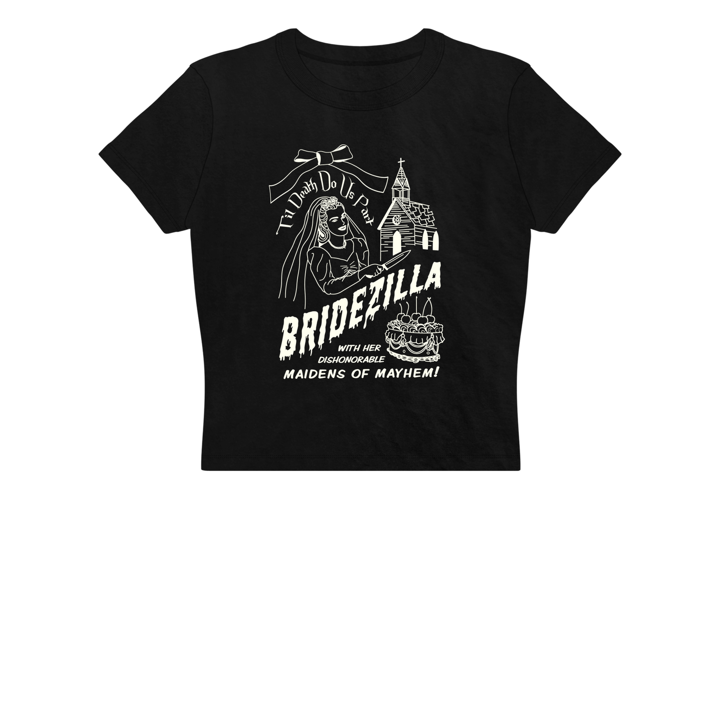Bridezilla Baby Tee - Black
