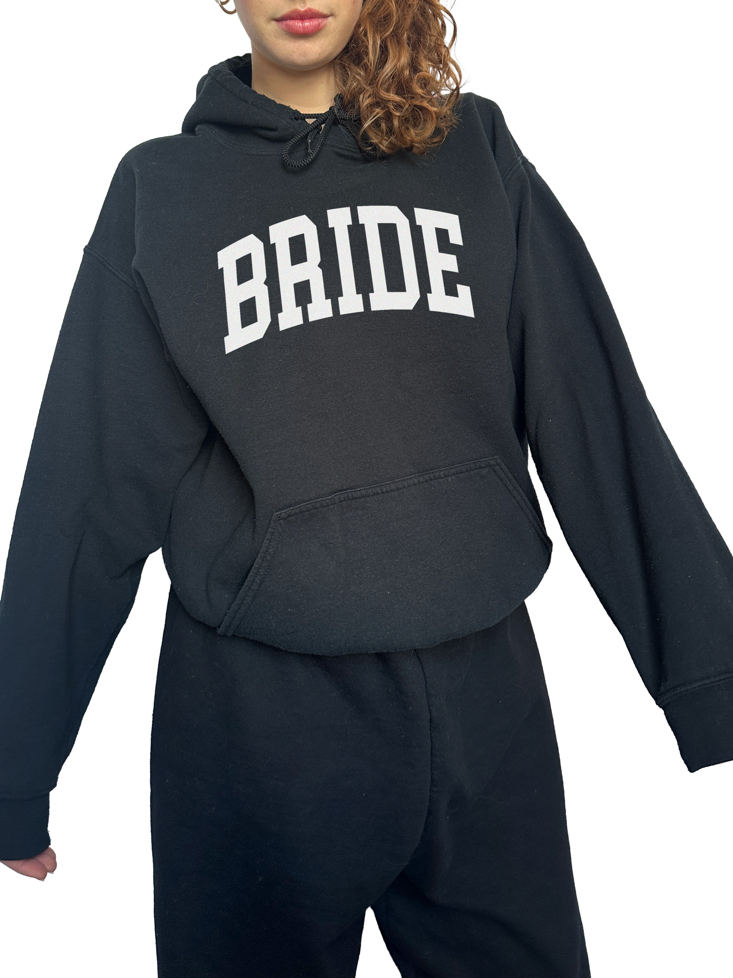 Varsity Bride Hoodie - Black