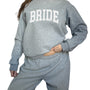 Varsity Bride Crewneck - Gray