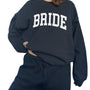 Varsity Bride Crewneck - Black