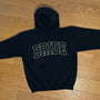 Varsity Outline Bride Hoodie - Black & Butter