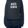 Varsity Maid of Honor Hoodie - Black