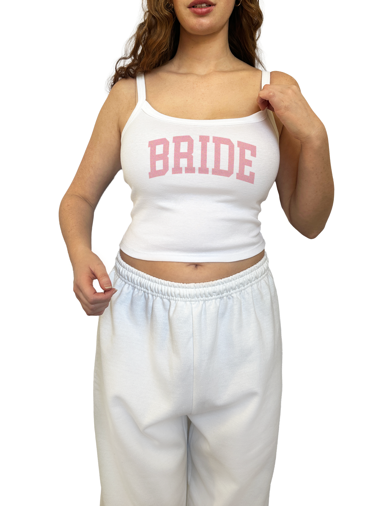 Varsity Bride Tanktop - Light Pink