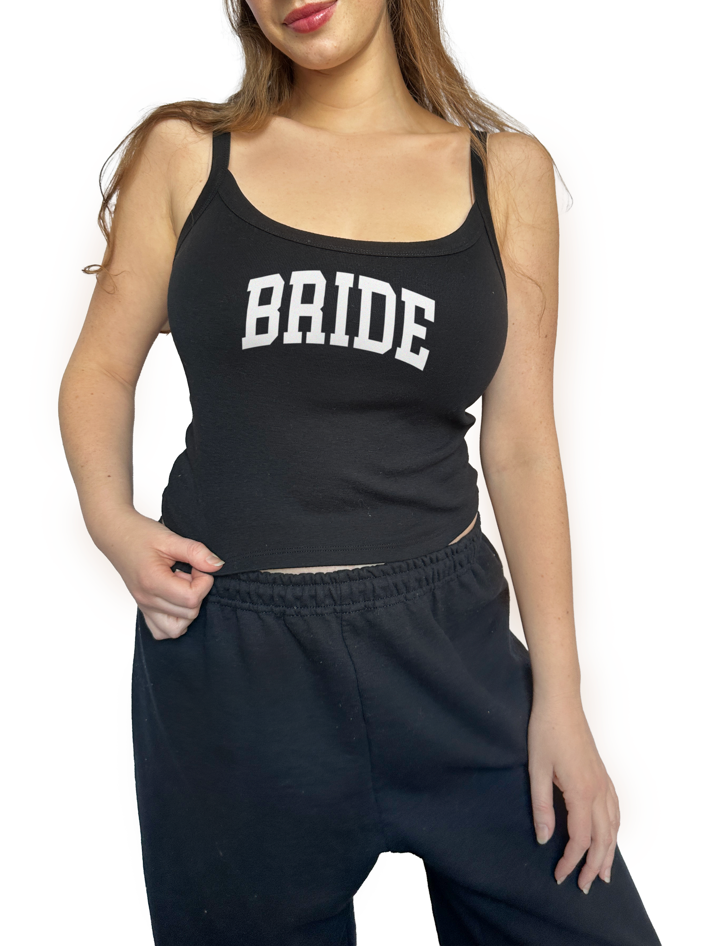 Varsity Bride Tanktop - Black