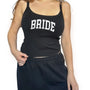 Varsity Bride Tanktop - Black