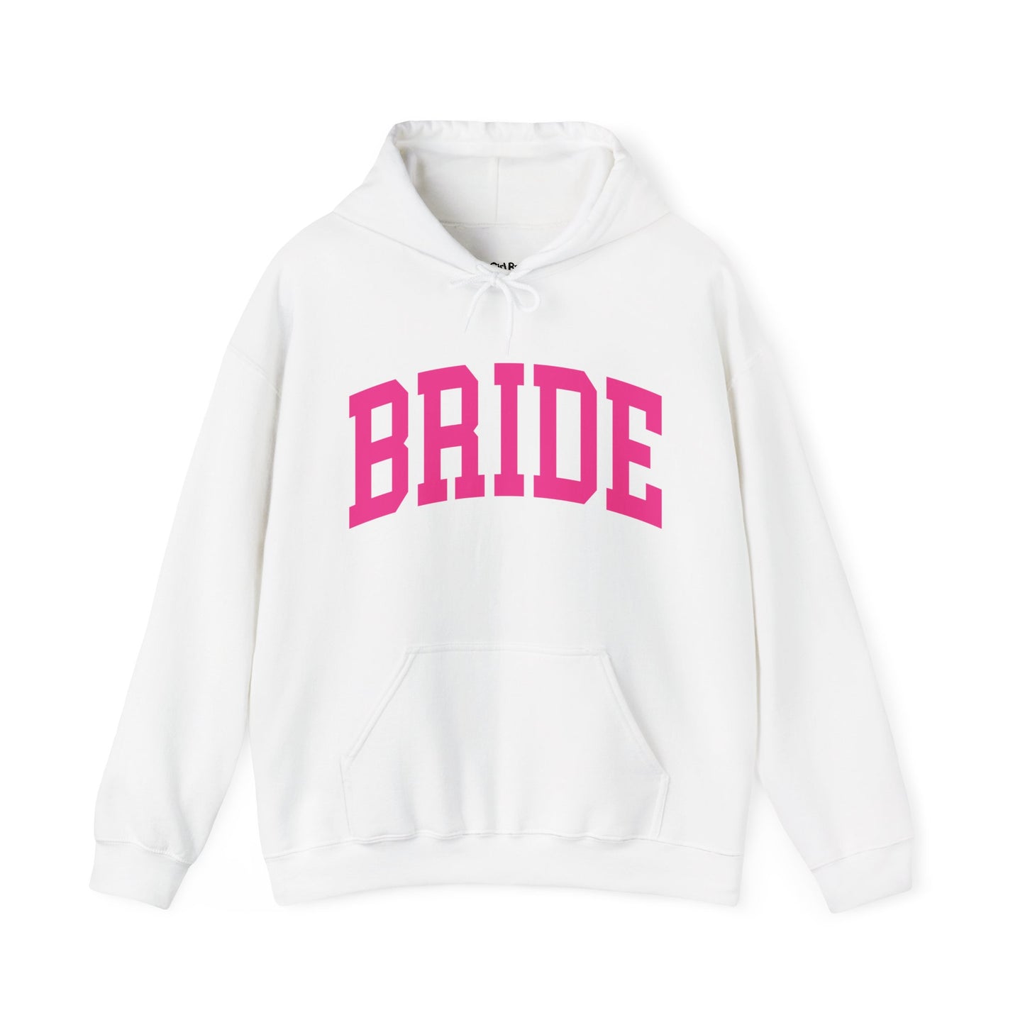 Varsity Bride Hoodie - Hot Pink Text