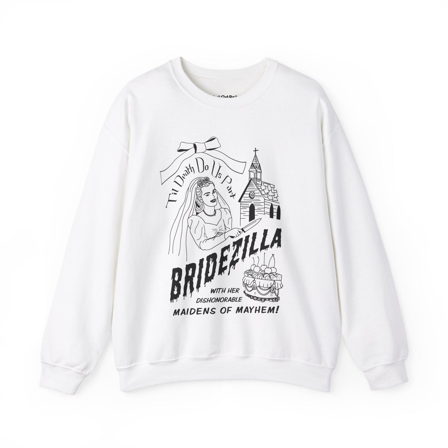 Bridezilla Crewneck - White