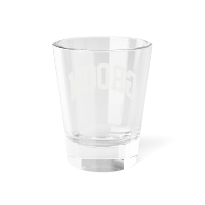 Varsity Groom Shot Glass