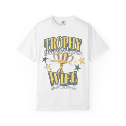 Trophy Wife T-Shirt - Green & Yellow