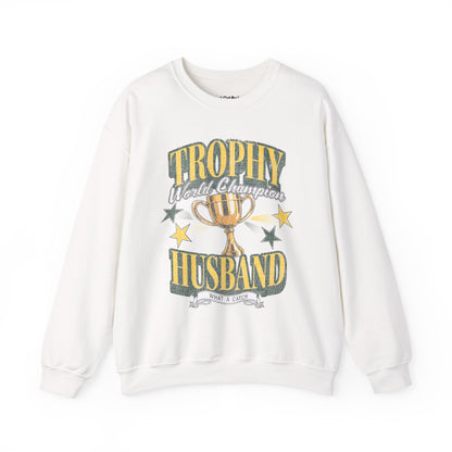 Trophy Husband Crewneck - Green & Yellow