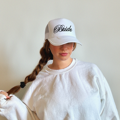 So Fancy Bride Trucker Hat - Black