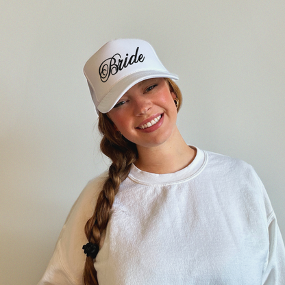 So Fancy Bride Trucker Hat - Black
