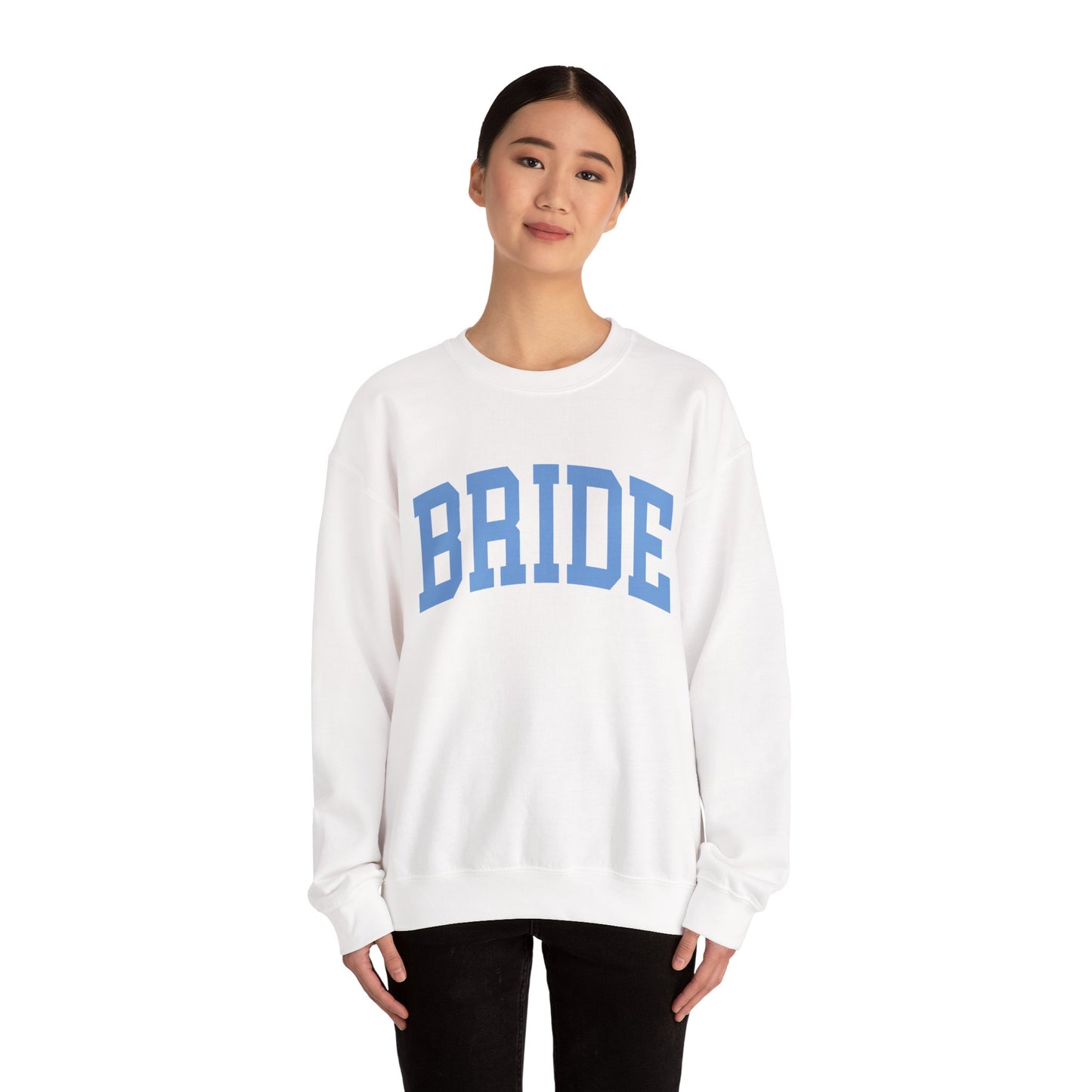 Varsity Bride Crewneck - Blue Text