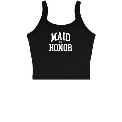 Varsity Maid of Honor Tanktop - Black