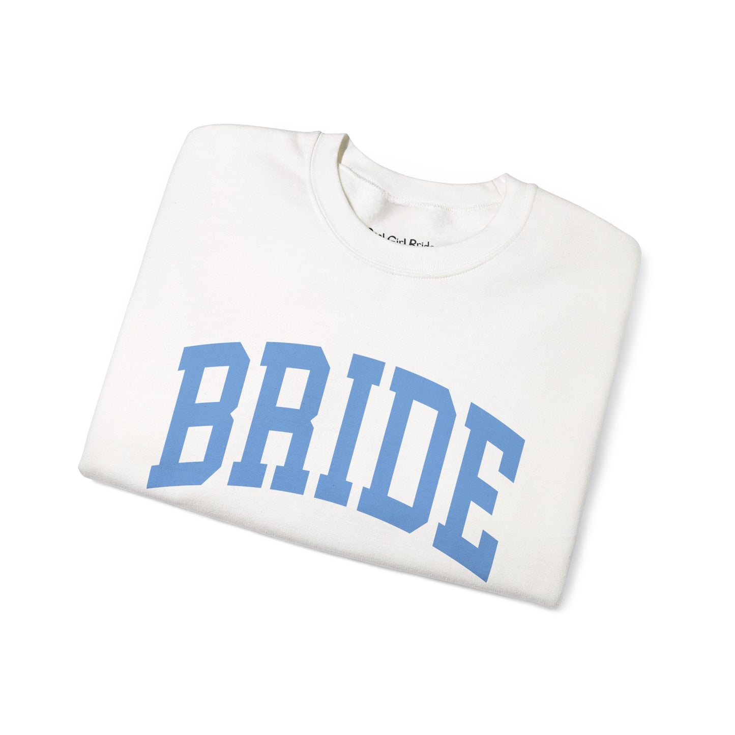 Varsity Bride Crewneck - Blue Text