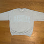 Varsity Outline Bride Crewneck - Heather & Blue