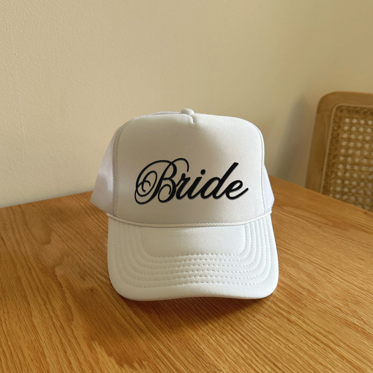 So Fancy Bride Trucker Hat - Black