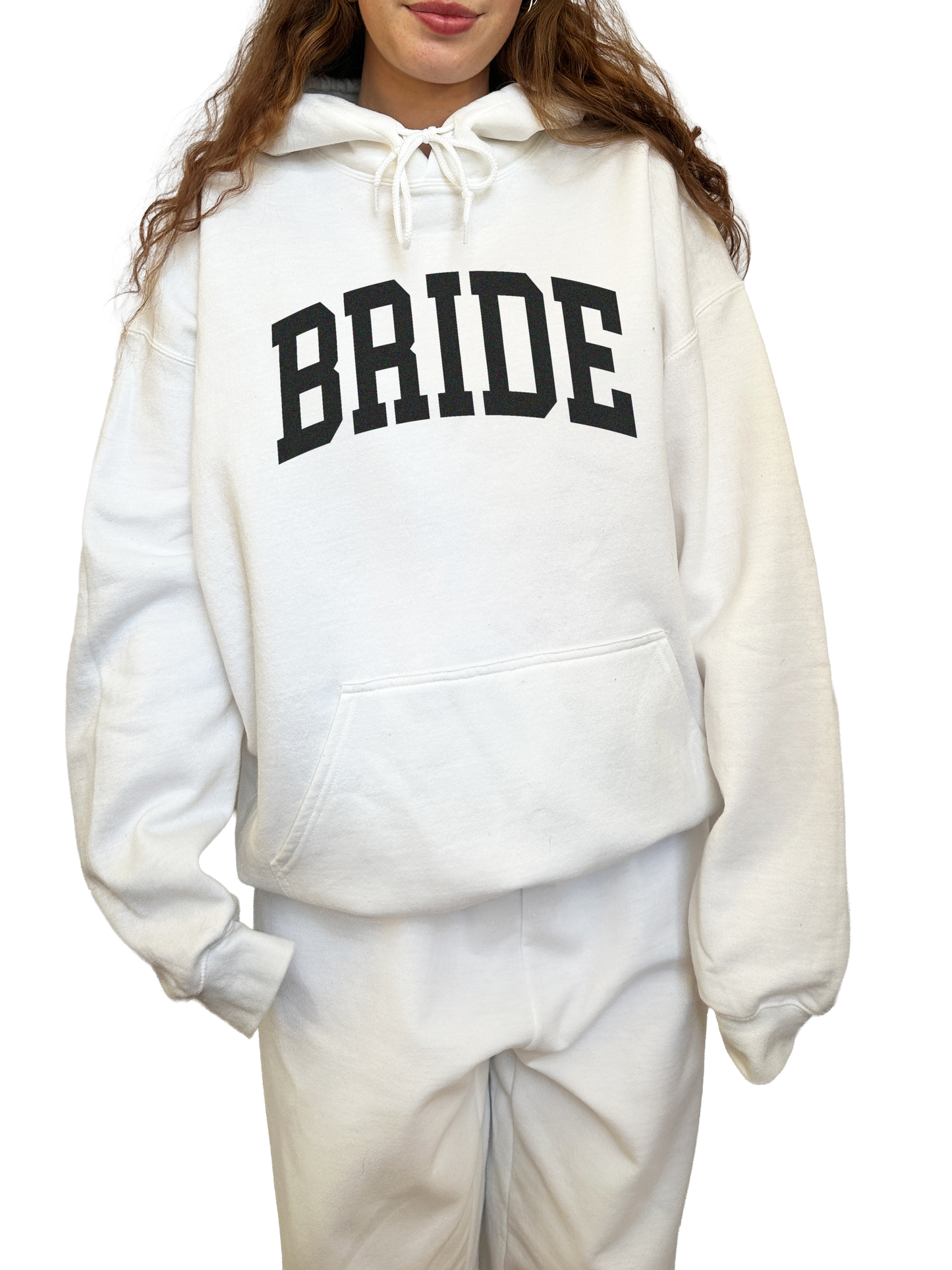 Varsity Bride Hoodie - White
