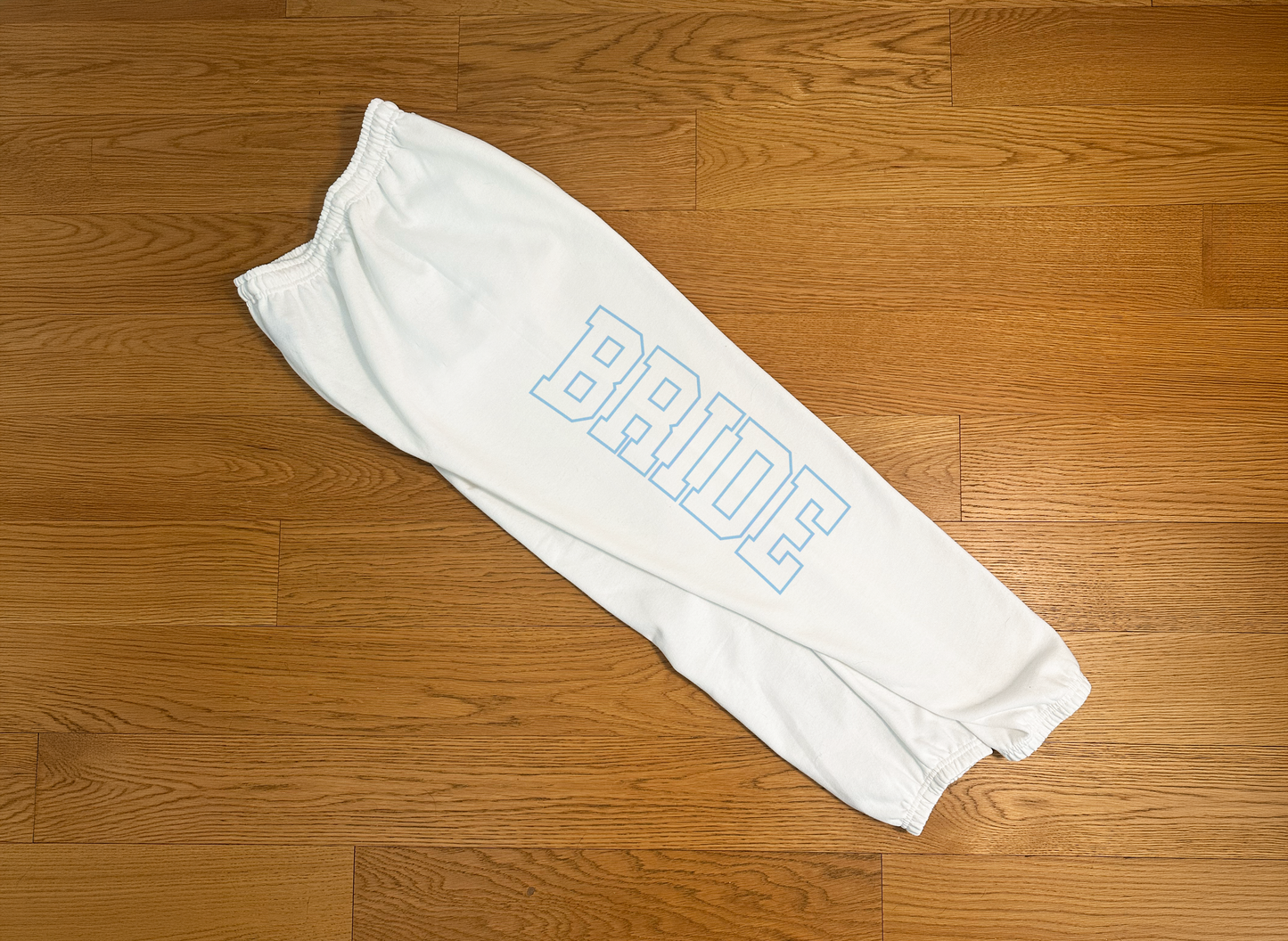 Varsity Outline Bride Sweatpants - Blue