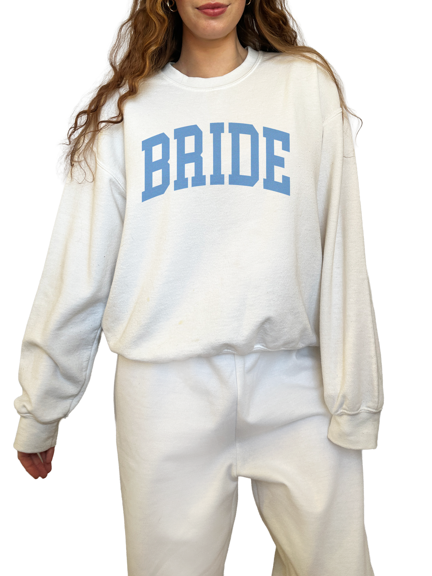 Varsity Bride Crewneck - Blue