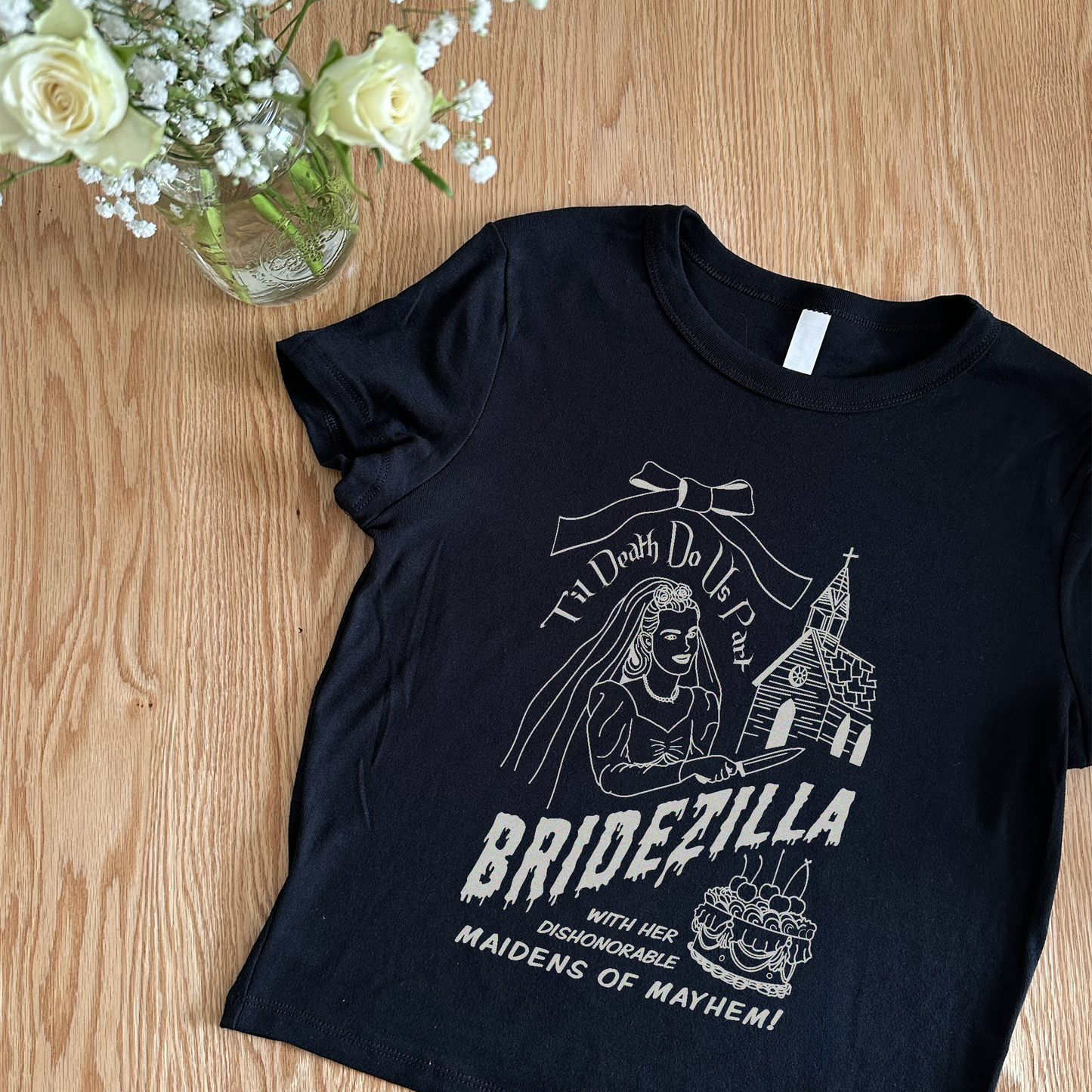 Bridezilla Baby Tee - Black
