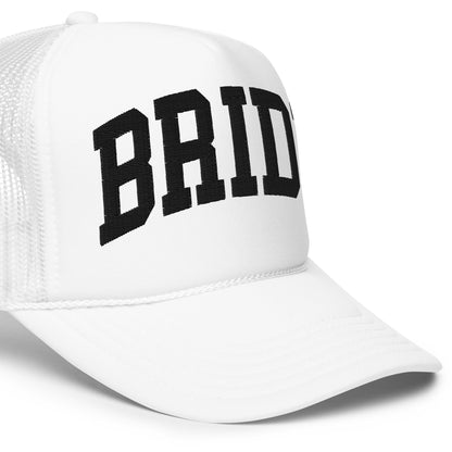 2 Pack Bride & Groom Trucker Hats - Black & White