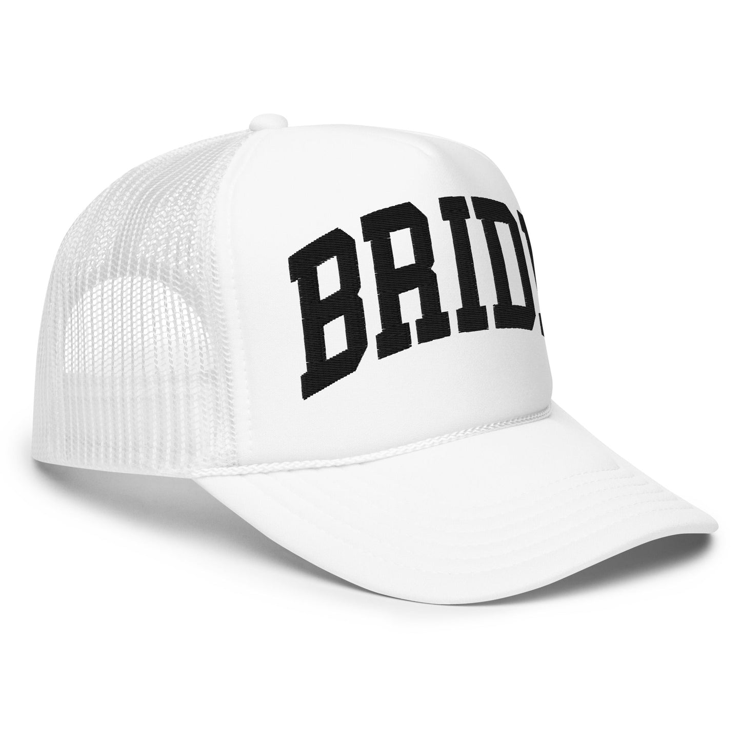2 Pack Bride & Groom Trucker Hats - Black & White