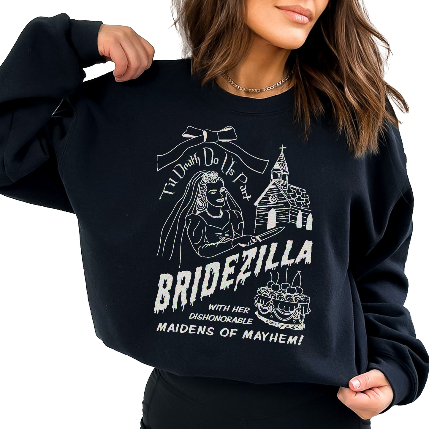 Bridezilla Crewneck - Black