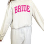 Varsity Bride Crewneck - Hot Pink