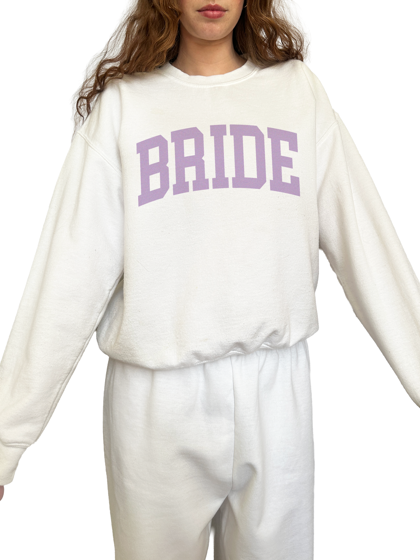 Varsity Bride Crewneck - Lavender