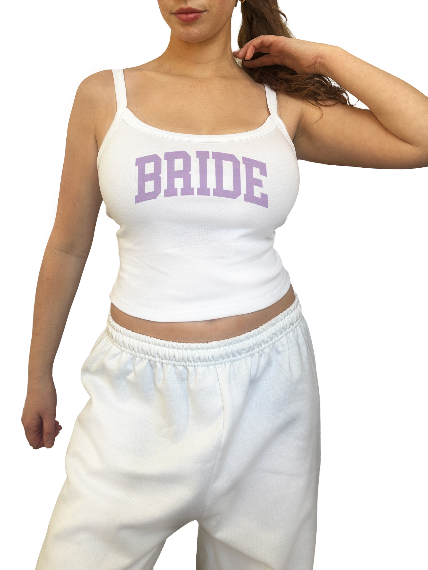 Varsity Bride Tanktop - Lavender