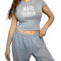 Varsity Maid of Honor Baby Tee - Gray
