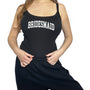 Varsity Bridesmaid Tanktop - Black