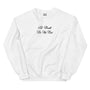Til Death Do Us Part Embroidered Crewneck - White
